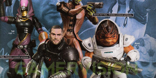Первое изображение фигурок Mass Effect 2